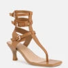 NEREID Tan Kitten Heel Cut Out Gladiator Sandals -Velvettes Shoes Shop 2 cb00b64c da90 440a a7ea 269e37ef2fb7