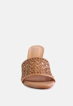 TEASE Mocca Woven Stiletto Slides -Velvettes Shoes Shop 5 cc2cfffb 79b6 431a 9008 79cf190ac8b8