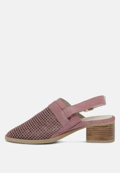 ROSALIE Blush Block Heeled Sandal -Velvettes Shoes Shop 762X110004