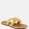 ANGELES Yellow Flat Slip Ons