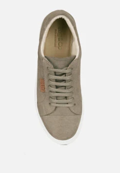 ASHFORD Taupe Fine Suede Handcrafted Sneakers -Velvettes Shoes Shop ASHFORDBeigeFineLeatherHandcraftedSneakers RCSH2948 Beige 1 7476f71d 931c 4019 95d0 1e78af95b64f