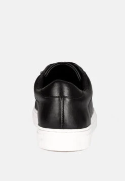 ASHFORD Black Fine Leather Handcrafted Sneakers -Velvettes Shoes Shop ASHFORDBlackFineLeatherHandcraftedSneakers RCSH2948 Black 10 3b3a250e c822 4e7e 86e7 37a677484642