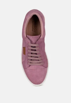 ASHFORD Pink Fine Suede Handcrafted Sneakers 14 ASHFORD Pink Fine Suede Handcrafted Sneakers -Velvettes Shoes Shop ASHFORDPinkFineLeatherHandcraftedSneakers RCSH2948 Pink 9
