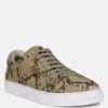 ASHFORD Snake Print Handcrafted Sneakers -Velvettes Shoes Shop ASHFORDSnakeSkinPrintHandcraftedSneakers RCSH2948 NaturalSnake 6