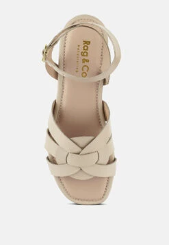 ASHTON Beige Flat Ankle Strap Sandals 15 ASHTON Beige Flat Ankle Strap Sandals -Velvettes Shoes Shop ASHTONBeigeFlatAnkleStrapSandals RCSH4099 BEIGE 8