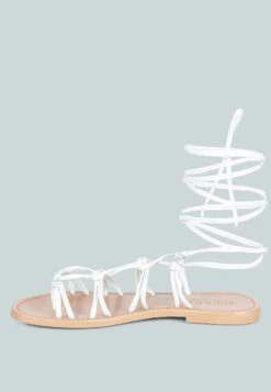 BAXEA Handcrafted White Tie Up String Flats -Velvettes Shoes Shop BAXEAHandcraftedWhiteTieUpStringFlats RCSH2952 White 3 d4d216f9 8141 4494 ae4a 57d324d6b246