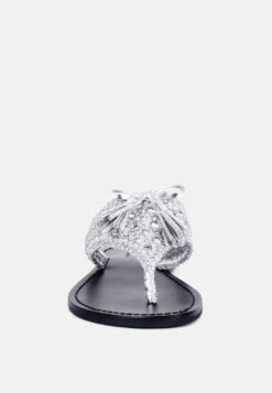 BEECH Handwoven Natural Silver Suede Tassel Thong Flats 10 BEECH Handwoven Natural Silver Suede Tassel Thong Flats -Velvettes Shoes Shop BEECHHandwovenNaturalSilverSuedeTasselThongFlats RCSH2951 Silver 3