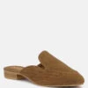 CALICO Tan Organic Canvas Mules -Velvettes Shoes Shop CALICOTanOrganicCanvasMules RCSH3123 Tan 3