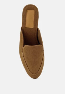 CALICO Tan Organic Canvas Mules -Velvettes Shoes Shop CALICOTanOrganicCanvasMules RCSH3123 Tan 7