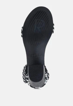 CARLA Black Stacked Heel Sandal -Velvettes Shoes Shop CARLABlackStackedHeelSandal RCSH2025 Black 5 ed38b7da 60f0 4556 9f08 eb284d9e2c39