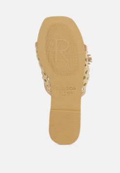 CEDAR Handwoven Natural Latte Tassel Flats -Velvettes Shoes Shop CEDARHandwovenNaturalLatteTasselFlats RCSH2950 Latte 10