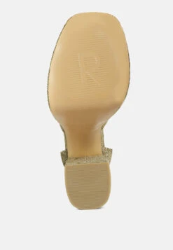 COSETTE Diamante Embellished Ankle Strap High Block Heel Sandals In Beige -Velvettes Shoes Shop COSETTEDiamanteEmbellishedAnkleStrapHighBlockHeelSandalsinBeige rcsh4185 beige 8