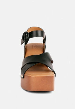 CRISTINA Cross Strap Embellished Heels In Black -Velvettes Shoes Shop CRISTINACrossStrapEmbellishedHeelsinBlackRCSH4210Black 4