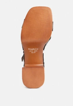 CRISTINA Cross Strap Embellished Heels In Black -Velvettes Shoes Shop CRISTINACrossStrapEmbellishedHeelsinBlackRCSH4210Black 8