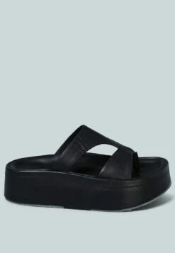 Velvettes Shoes Shop -Velvettes Shoes Shop HATHAWAYSlip OnPlatfromSandalinBlack RCSH2378 Black 4