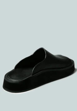 JOLIE Platform Black Slip-On -Velvettes Shoes Shop JOLIEPlatformBlackSlip On RCSH2373 Black 5