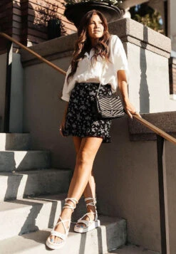 KENDALL Strings Platform Leather Sandal In White -Velvettes Shoes Shop KENDALL RCSH2377 WHITE