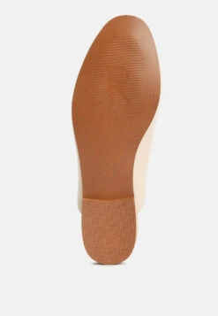 KRISTY Horsebit Embellished Mules In Beige -Velvettes Shoes Shop KRISTYHorsebitEmbellishedMulesinBeigeRCSH4077Beige 8