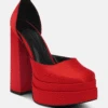 MARTINI Red Sky High Platform Sandals