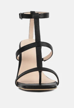 MIRABELLA Open Square Toe Block Heel Sandals In Black -Velvettes Shoes Shop MIRABELLAOpenSquareToeBlockHeelSandals RCSH4190 black 5
