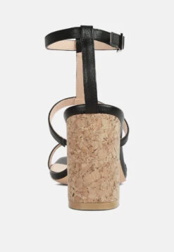 MIRABELLA Open Square Toe Block Heel Sandals In Black -Velvettes Shoes Shop MIRABELLAOpenSquareToeBlockHeelSandals RCSH4190 black 8