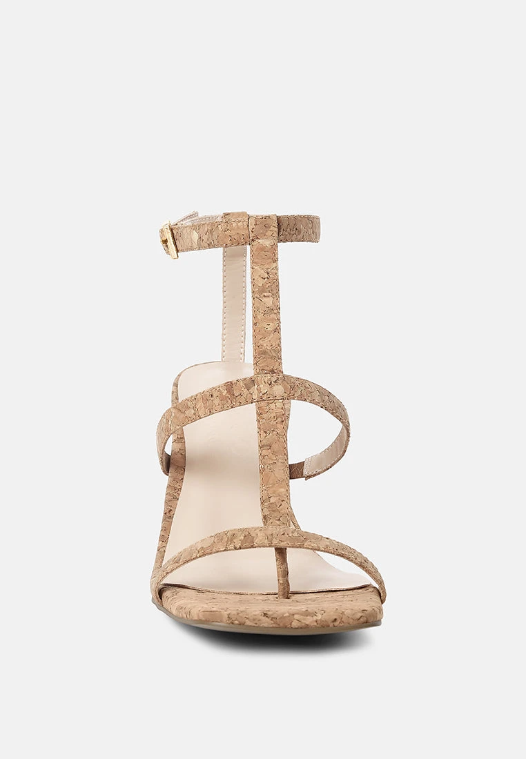 MIRABELLA Open Square Toe Block Heel Sandals In Natural 5 MIRABELLA Open Square Toe Block Heel Sandals In Natural - Image 3