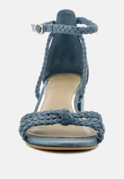 NICOLA Denim Block Heel Sandal -Velvettes Shoes Shop NICOLADenimBlockHeelSandal RCSH1864 Denim 4