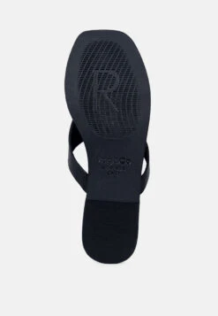 OROFERR Black Soft Leather Luxury Thong Flats -Velvettes Shoes Shop OROFERBlackSoftLeatherLuxuryThongFlats RCSH2954 Black 10