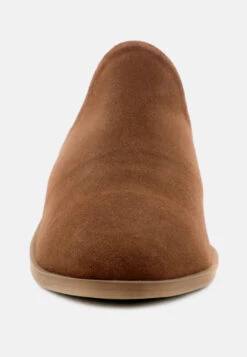 PALMA Tan Stacked Heel Mules 10 PALMA Tan Stacked Heel Mules -Velvettes Shoes Shop PALMATanStackedHeelMules RCSH1867 Tan 4