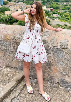 EUDORA Embellished White Slip-ons -Velvettes Shoes Shop RCSH4092 White