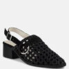 ROSALIE Black Block Heeled Sandal -Velvettes Shoes Shop ROSALIEBlockHeeledSandal RCSH2112 black 3