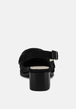 ROSALIE Black Block Heeled Sandal -Velvettes Shoes Shop ROSALIEBlockHeeledSandal RCSH2112 black 7