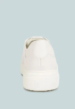 SCHICK Lace Up Leather Sneakers In White -Velvettes Shoes Shop SCHICKLaceUpLeatherSneakersInWhiteWhiteRCSH4203White White 1 9