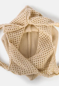 SOMERSET Knitted Woollen Tote Bag -Velvettes Shoes Shop SomersetKnittedWoollenToteBag BG5378 Apricot 5