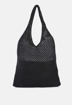 SOMERSET Knitted Woollen Tote Bag -Velvettes Shoes Shop SomersetKnittedWoollenToteBag BG5378 Black 3