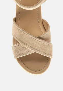 ULLA High Heeled Block Sandal In Nude -Velvettes Shoes Shop ULLAHighHeeledBlockSandalinNude RCSH2474 Nude 3