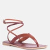 WRAP-UP Tie Around Tan Flat Sandals 1 WRAP-UP Tie Around Tan Flat Sandals -Velvettes Shoes Shop WRAPUPTiearoundTanFlatSandals RCSH2861 Tan 3