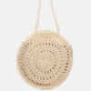 WILD-FIBER Handmade Paper Crochet Round Bag