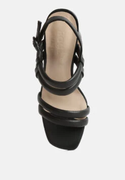 Avianna Black Slim Block Heel Sandal -Velvettes Shoes Shop aviannaslimblockheelsandal RCSH4189 black 6