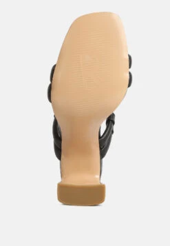 Avianna Black Slim Block Heel Sandal -Velvettes Shoes Shop aviannaslimblockheelsandal RCSH4189 black 7