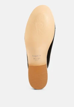 EDMANDA Tassle Detail Leather Mules In Black -Velvettes Shoes Shop edmandatassledetailleathermules RCSH4128 black 10