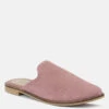 LIA Dusty Pink Handcrafted Suede Mules -Velvettes Shoes Shop liahandcraftedcanvasmules RCSH1872 DustyPink 6