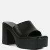 SCANDAL Slip On Block Heel Sandals In Black 2 SCANDAL Slip On Block Heel Sandals In Black -Velvettes Shoes Shop scandalsliponblockheelsandals RCSH4209 black 8